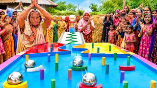 She Beat Everyone at the Village Marble Game! 😱🔥 | Amazing Village Game Challenge