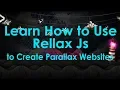 Learn How to Use rellax js to Create Parallax Websites Hindi Tutorial