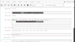 Numerical Computing with Python - While Loop Exercises