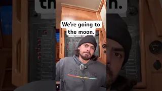 Change of plans people. We’re going to the moon.