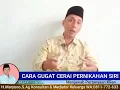 INI CARA GUGAT CERAI PERNIKAHAN SIRI