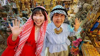 旦那へ誕生日サプライズするランプの魔人（祖母）とアラジン(孫) in エジプト