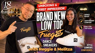FUEGO Low Top Dance Sneakers UNBOXING & First Impressions by Reggie & Melitza! 👟🔥