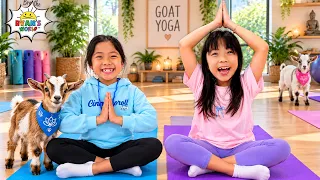 GOAT YOGA Challenge! Can We Survive the Cutest Workout Ever? 🐐