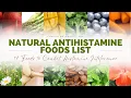 Natural Antihistamine Foods List 17 Foods to Combat Histamine Intolerance