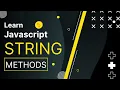 Javascript string methods tutorial tamil string method introduction what is primitive data type