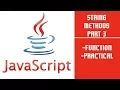 Java Script String Methods Part 3 Lecture 20