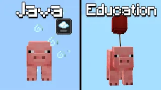 Minecraft Java vs Education Edition