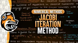 Jacobi Iteration Method Numerical Methods