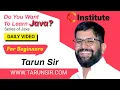 Java Tutorial For Beginners In Hindi Download Install and Write First Program