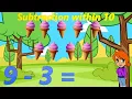Subtraction Fun for Preschool Kindergarten Learn to Subtract Within 10