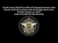 Carroll County Dispatch Scanner Deputy involved in serious crash during high-speed chase