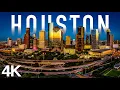 Houston 4K Drone Views Aerial Tour of the City Skyline Beautiful Green Spaces Cinematic Music