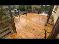 How To Restore A Deck Sherwin Williams SuperDeck Stripper Brightener Stain DIY Friendly