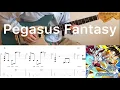 Download Lagu Saint Seiya OP - Pegasus Fantasy (guitar cover with tabs \u0026 chords)