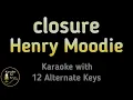 Download Lagu Henry Moodie - closure Karaoke Instrumental Lower Higher Female \u0026 Original Key