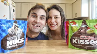 Provando Hershey's Kisses de Sabores Diferentes | Degustação Sapeca