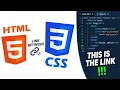 How to Connect HTML and CSS in VS Code Link External Stylesheet
