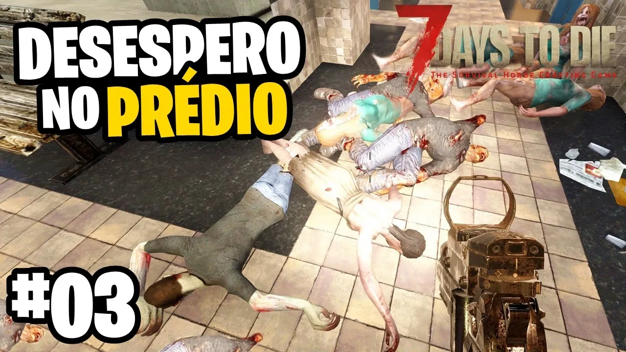 7 DIAS PARA MORRER #03 | ESSE DIA FOI LOUCO! NÃO TINHA PRA ONDE CORRER! LUA DE SANGUE NO PRÉDIO