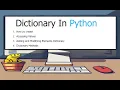 Dictionary in python