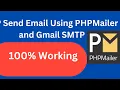 PHP Send Email using PHPMailer and Gmail SMTP 100 Working