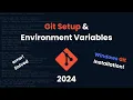 How to Install Git on Windows Set Up Environment Variables