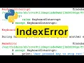 IndexError Python Tutorial