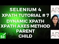 XPATH Tutorial 7 - XPATH AXES Method Parent Child