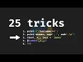 25 Cool Tips Tricks in Python