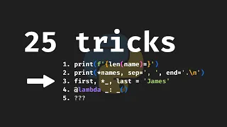 25 Cool Tips Tricks in Python
