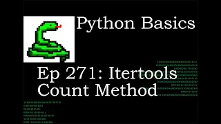 Python Basics Itertools Count Method