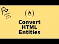 STEP BY STEP FreeCodeCamp - Convert HTML Entities
