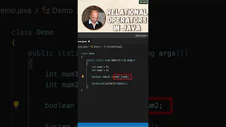 Relational Operators in Java