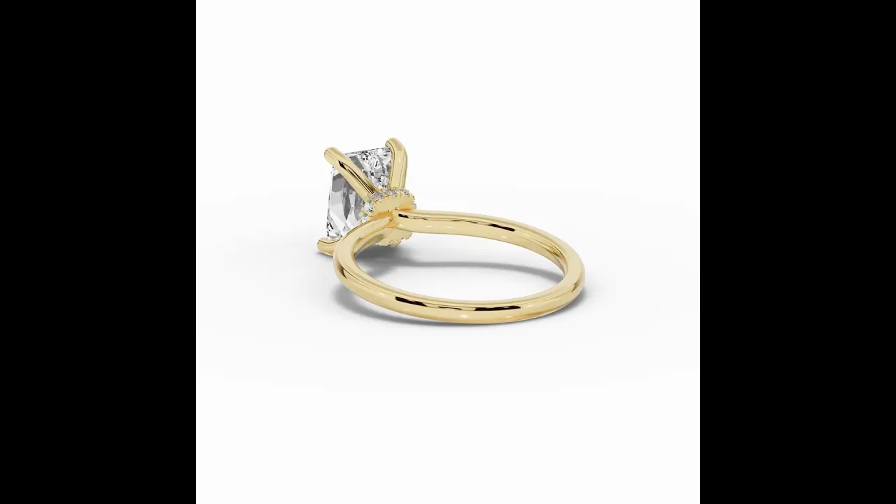 Radiant Tiara Glow Solitaire