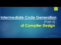 Intermediate Code Part 2