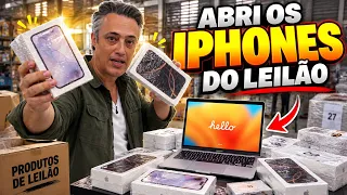 IPHONE, MACBOOKS E IPAD’s … tudo FOI PARAR NO LEILÃO 
