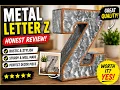 Galvanized Metal Letter Z Review 3D Wall Decor for Any Room