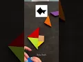 Tangram Fish puzzle - Solved