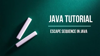 Java Tutorial In Bangla Part 3 - escape sequence in java