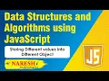 Storing Different Values Into Different Objects Data Structures Algorithms using Javascript