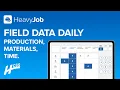 Easily Enter Construction Time Cards in the Field HCSS HeavyJob