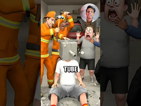 He Got His Head Stuck In A Microwave! 🤯 (Dumbest Prank) #shorts #viralshorts #3danimation #prank