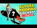 Installing Kutvek Amerika snowmobile wrap on the Arctic Cat Riot