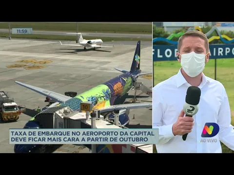 Taxa de embarque no aeroporto de Florianópolis deve ficar mais cara a partir de outubro