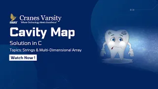 Cavity Map Problem Solution in C Step-by-Step Coding Tutorial