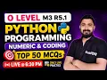 O Level M3 R5 Important Questions Python marathon for O Level m3 r5 o level