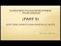 Wordpress Plugin Development tutorial from scratch Part 9 Drop Table when Plugin