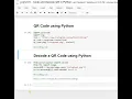 Day 39 Code and Decode QR in Python