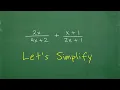 Let s ADD The Rational Expressions step-by-step