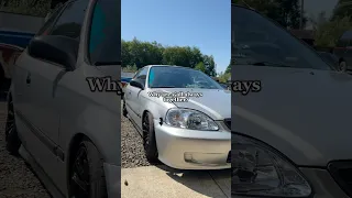 They WILL Cruise Again Throwback Honda Hondacivic Ekcoupe Eviltwin Mylove Dynamicduo Love 